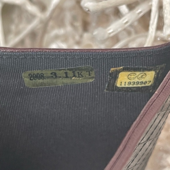 CHANEL⭐️Black Quilted Leather Diamond Stitched Continental Flap Wallet w/ COA⭐️ - Picture 11 of 13